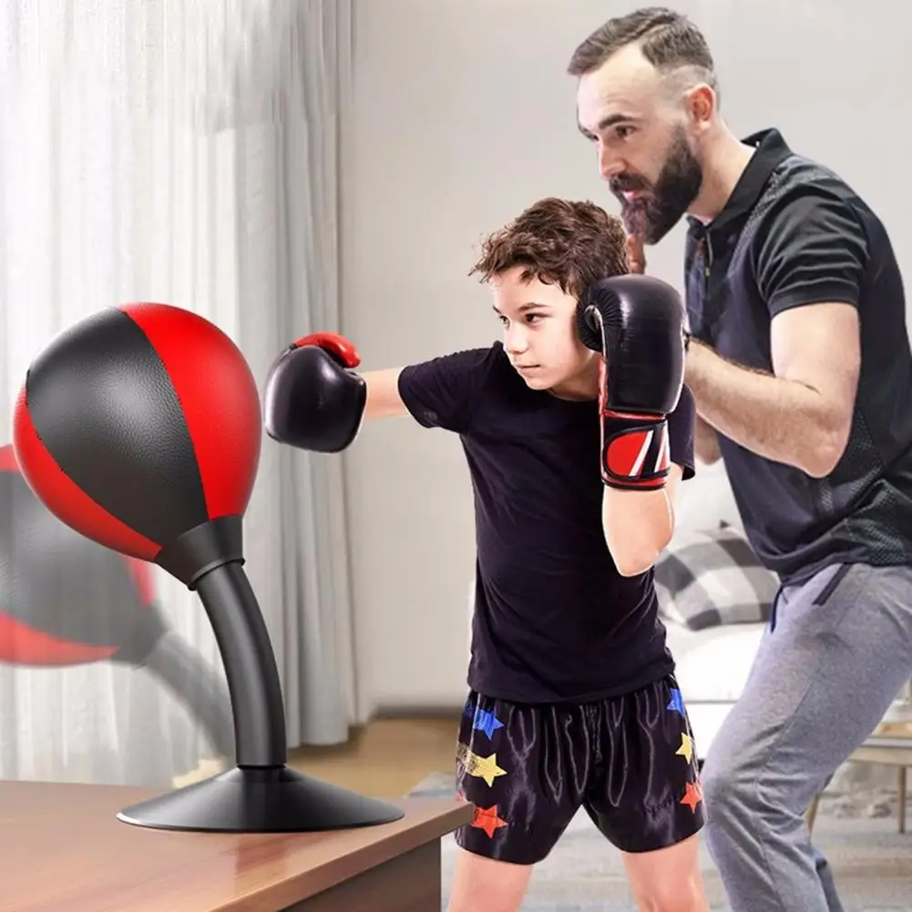 Desktop Punching Bag Table Boxing Punch Ball With Strong Suction Cup Kids Adults Stress Relief For Sports Equipment Exercise