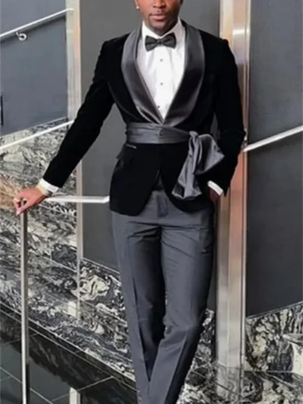 2 pieces Men\'s dress suit wedding banquet bridegroom best man dress suit performance Suit Tuxedo Suit