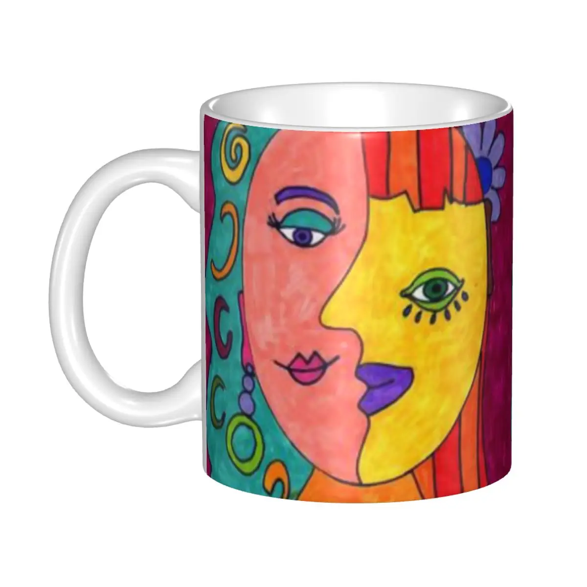 Pablo Picasso Art Mugs Personalized Coffee Ceramic Mug Cup Creative Gift Men Women Outdoor Work Camping Cups And Mugs