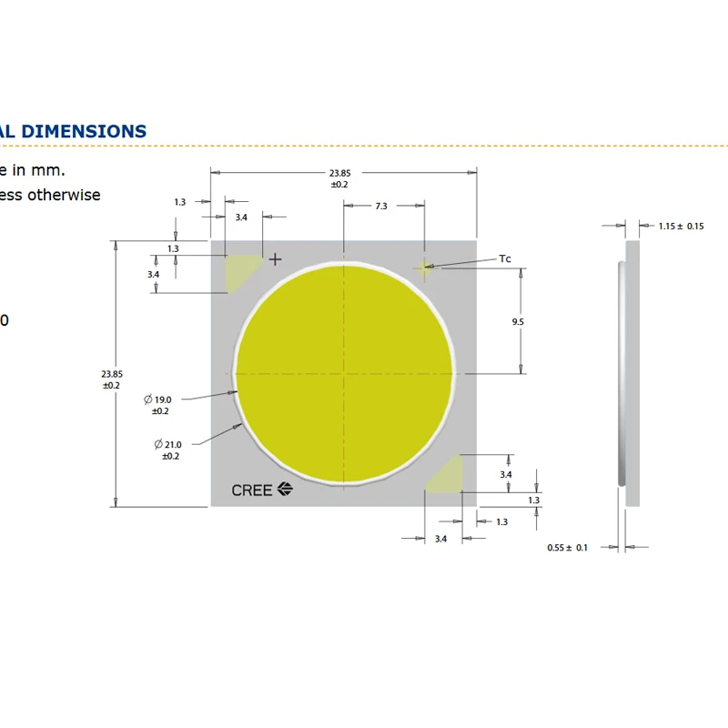 20pcs/lot CXA2540 36V 40-60W High Power Leds