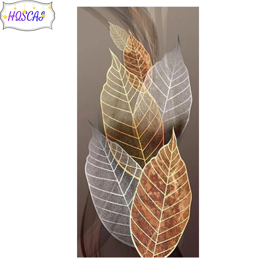 

New DIY Diamond Painting Abstract leaves Full Square/round drill Home Decoration Embroidery Cross stitch Handcraft Art pictures