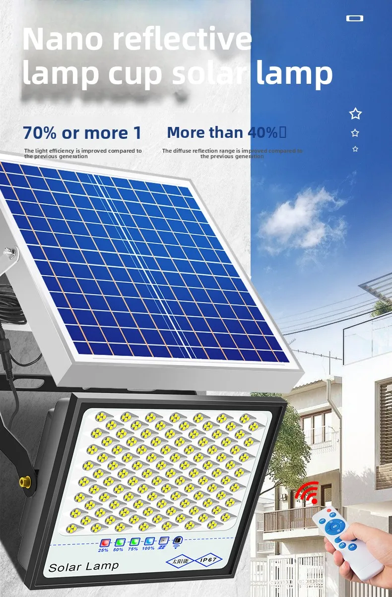 

Солнечный свет Наружное освещение Сад Супер яркий мощный новый водонепроницаемый внутренний и наружный бытовой светодиодный уличный фонарь