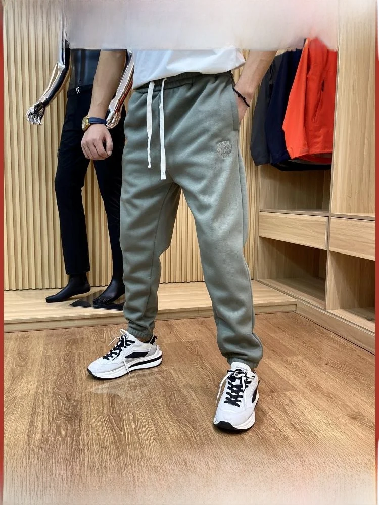 

Thiened Lamb Velvet Pants Men's Autumn Winter Warm Self-Heating Fce Lined Casual Trousers Youth Loose Fit Long ...