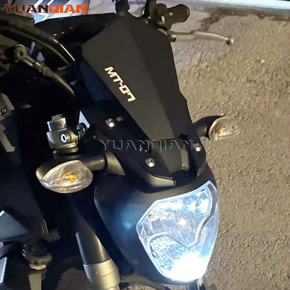 Para Yamaha MT-07 MT07 FZ-07 FZ07 2013 2014 2015 2016 2017 Accesorios para Motocicleta Parabrisas Deflectores de Viento Piezas MT FZ 07