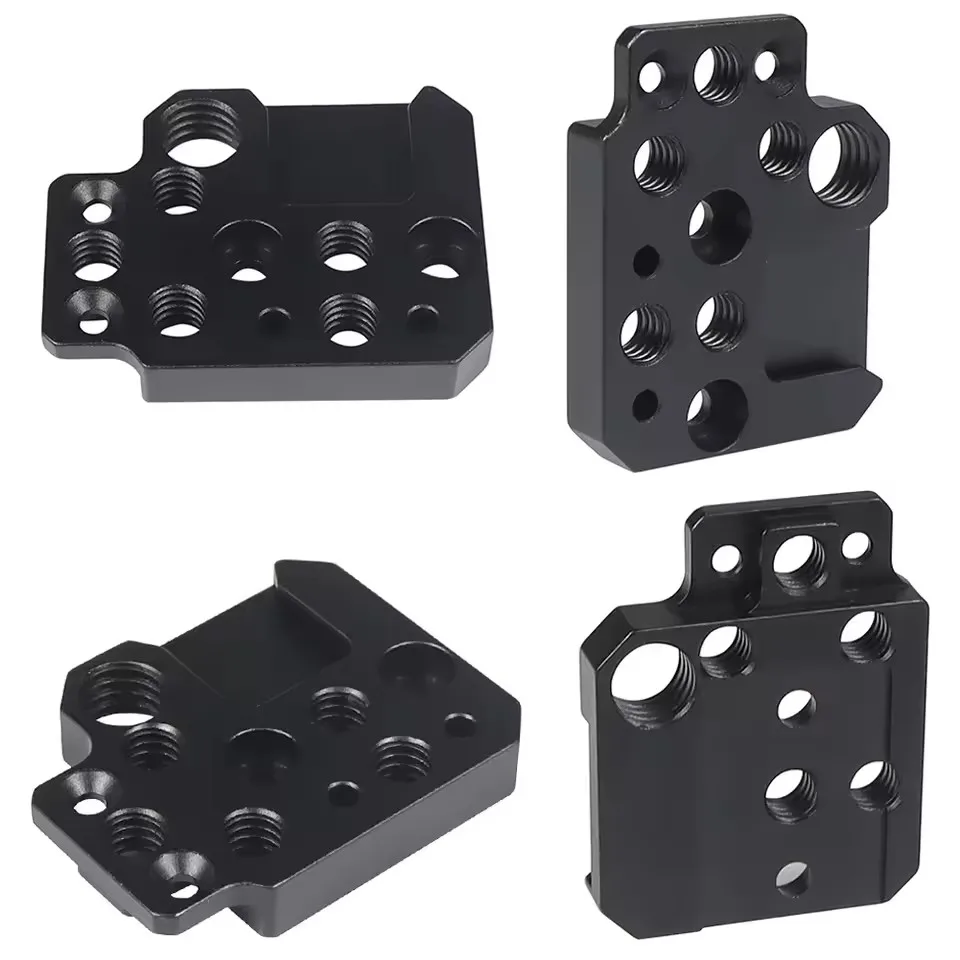 Camera Gimbal Mount Extension Plate with 1/4 3/8 Screw Hole Cold Shoe Adapter for DJI Ronin RS3 RS2 RSC2 SC S Handheld Gimbal