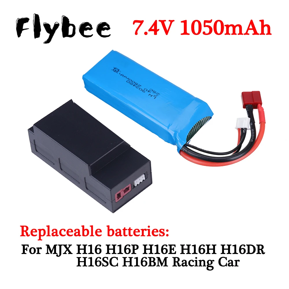 16207 16208 16209 16210 Remote Control Racing RC Car Spare Battery 7.4V 1050Mah / 7.4V 2500Mah Lipo Battery For For MJX H16 H16P