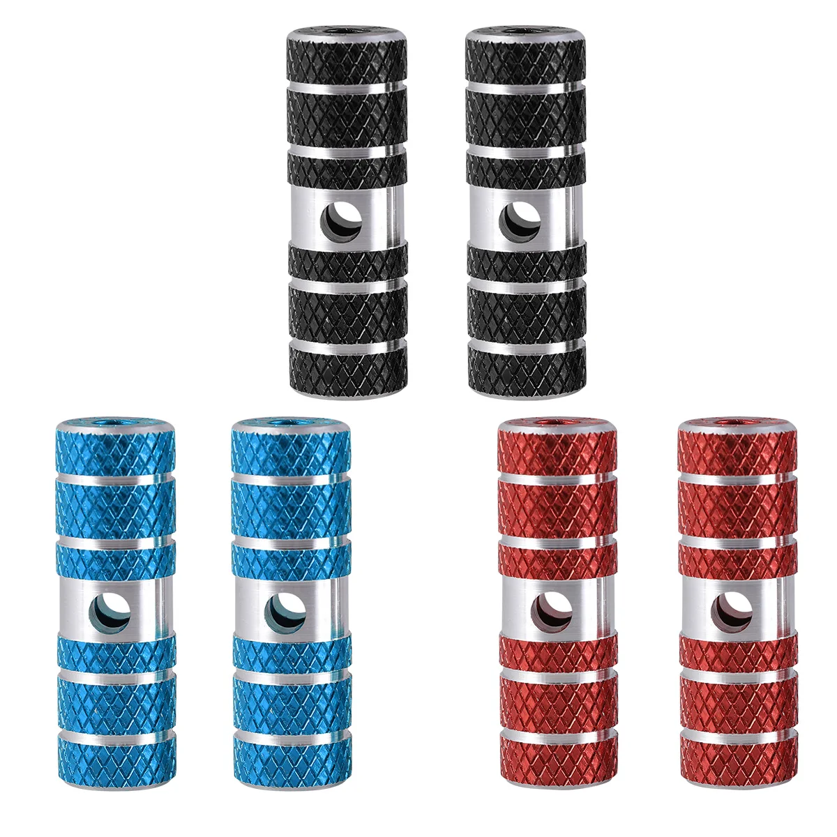 

Bicycle Pedal 9.5mm 10mm Aluminum Pegs for Mountain Bike Cycling Parts Quick Release Axle Longer 0.5cm Footpeg Suitable