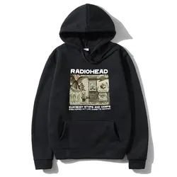 Rapper Radiohead Vintage Hoodies Print Sweatshirts Men Women Fashion Neutral Sweatshirt Pullover Oversized Hoodie Tracksuit