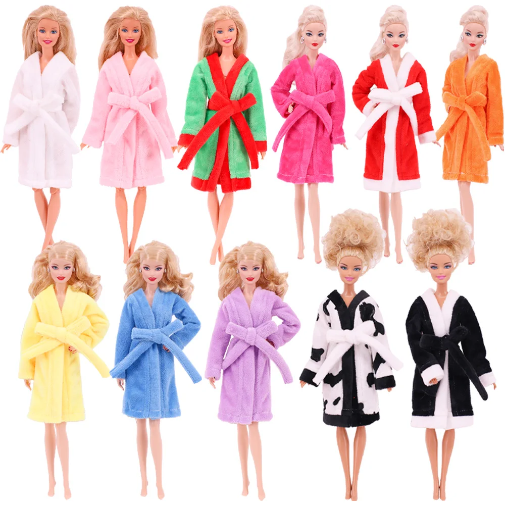 Doll Clothes Doll Pajamas Night-robe Christmas Accessories Package For Barbis&Elf Doll Clothing Accessories,Girl\'s Toys Gift