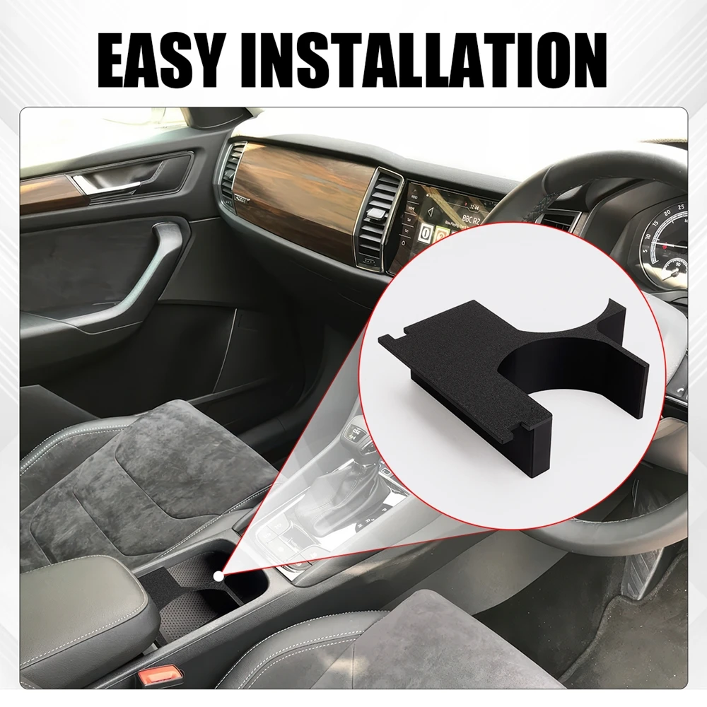 Storage Box Partition Storage Rack For Skoda Kodlaq Karoq Cup Holders