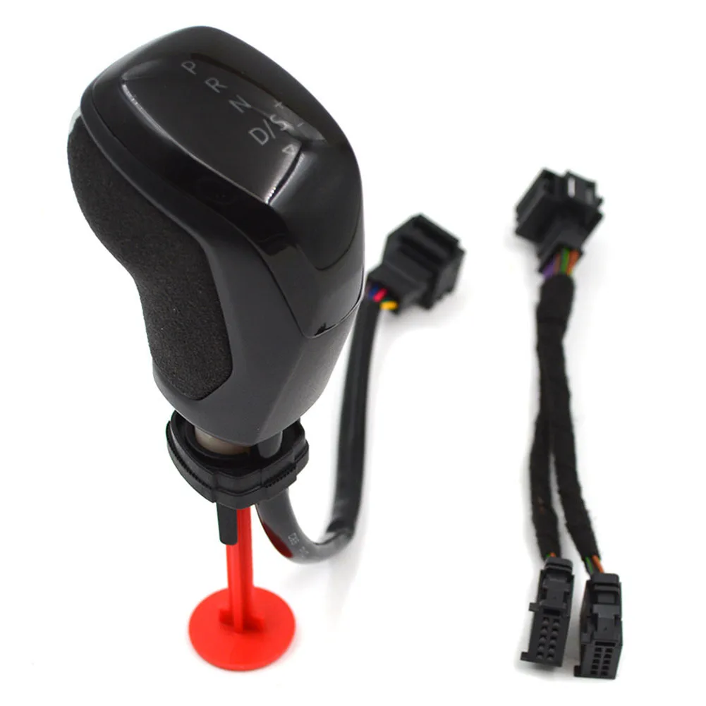 

Accessories For Skoda Shift Knob Black Gear Shift Knob Automatic Gear Shift Knob ABS Suede Material Practical Use