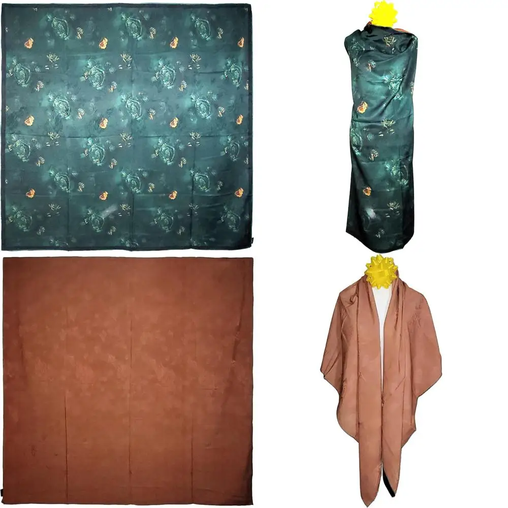 

Большая шелковая шаль 53x53 — двусторонняя длинная квадратная накидка с жемчужной атласной отделкой высокой плотности