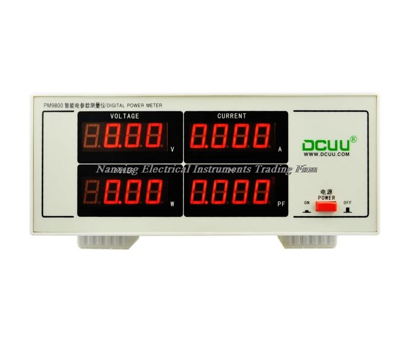 

PM9800/PM9901 ACVoltage Current Power Factor & Power Meter 300V,20A True RMS Trms