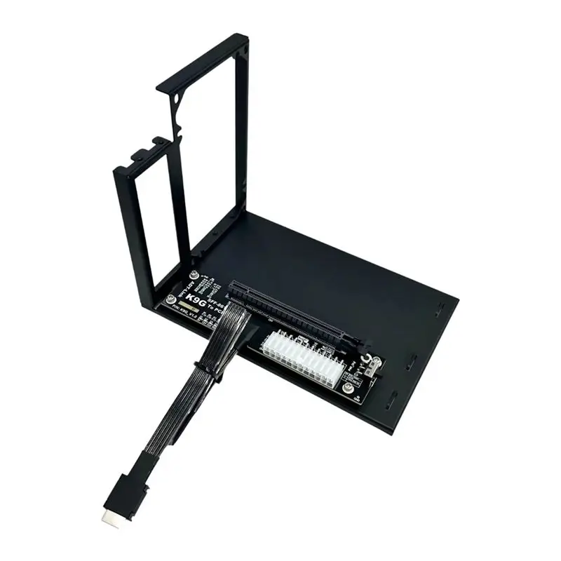 ADT-LINK Pcie 5.0 X4 EGPU Oculink GPU Dock M. 2 Oculink To PCIE X16 Notebook Laptop External Video Graphics Card K993G-BK7-50Cm