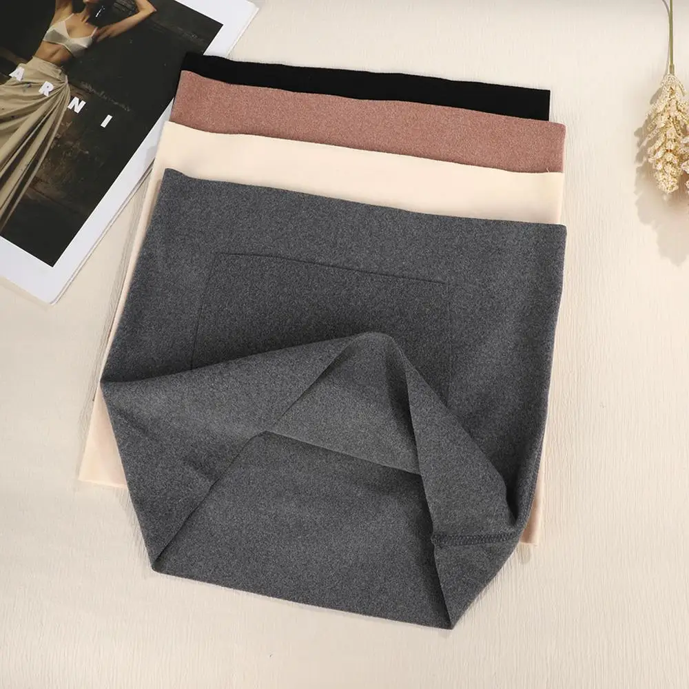 الشتاء رشاقته الحراري الصوف الخصر دعم الذاتي التدفئة الدافئة Cummerbund مع جيوب مرونة البطن المعدة حامي الفرقة #5