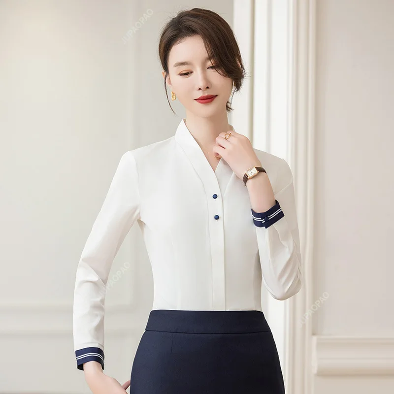 New Models Style Autumn Blouses For Women Fashion Shirt Slim Elegant Cheap Office Work Wear Tops Korean Reviews Many Clothes