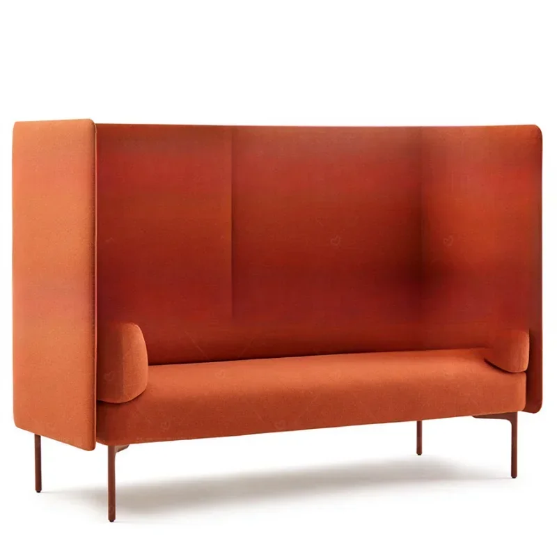 

High-back sofa booth reception hall negotiation room private and simple modern high-back sofa