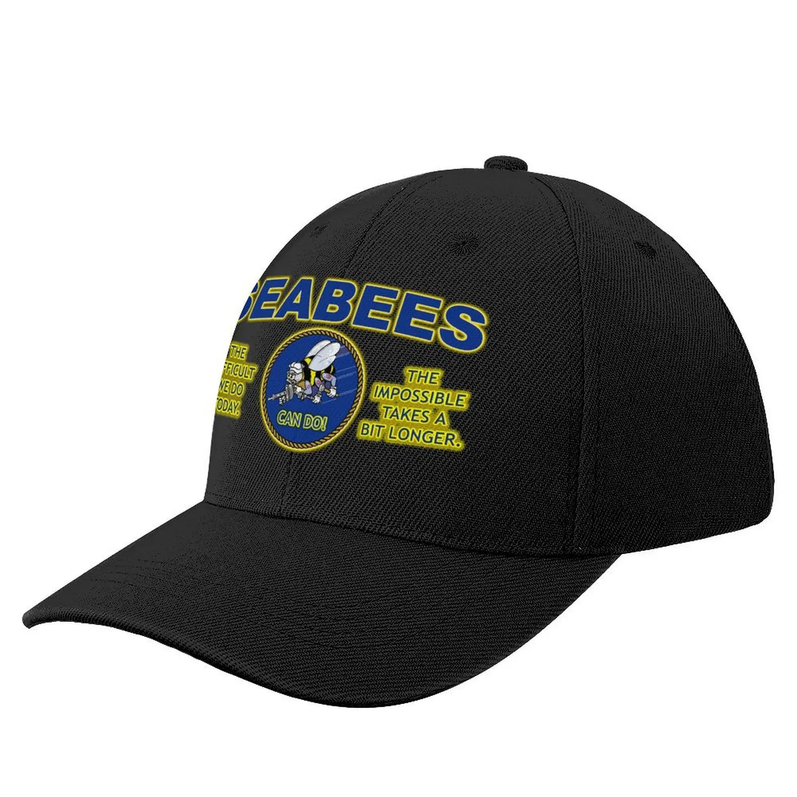 THE DIFFICULT WE DO TODAY - SEABEES Baseball Cap Streetwear Vintage Caps For Men Women's