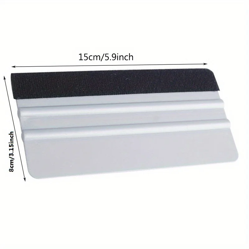Makit 1pc Scratch-Free Decal Applicator Tool, smooth tool for craft vinyl, stickers and wallpaper. Won’t damage surfaces