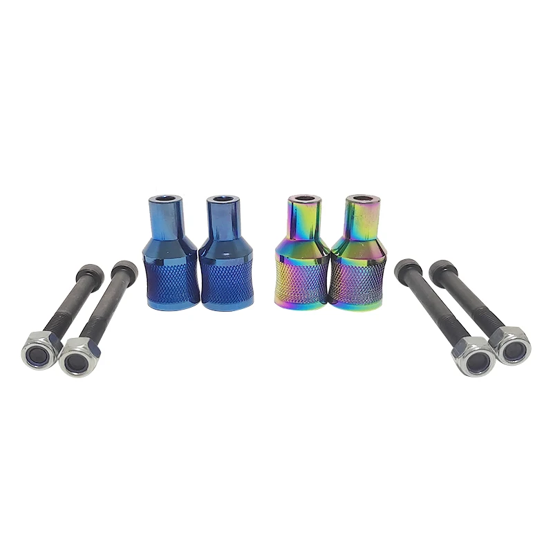 

Pro Scooter Pegs Aluminum Scooters Parts for Stunt /Kick Scooters Replacement with Axle Scooter Accessories( 2Pcs/Set)