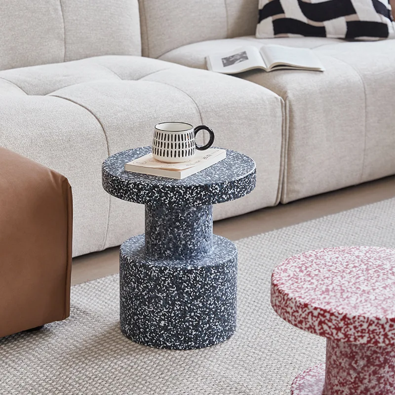 Nordic creative and environmentally friendly side table designer round table small apartment mini small round table