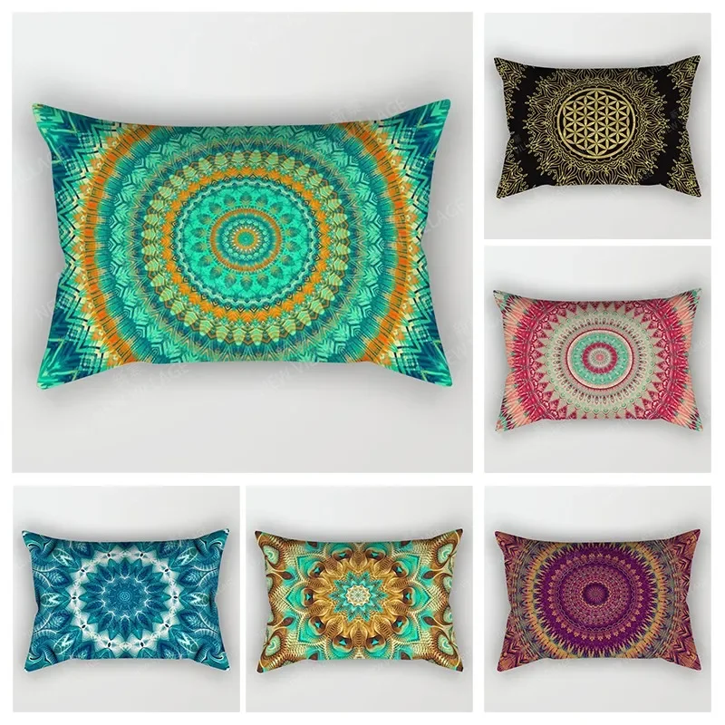 

Nordic fall home decor 30*50 throw pillow cover sofa boho living room Cushion cover 30x50cm 40x60 50x70 Vintage Mandala Morocco