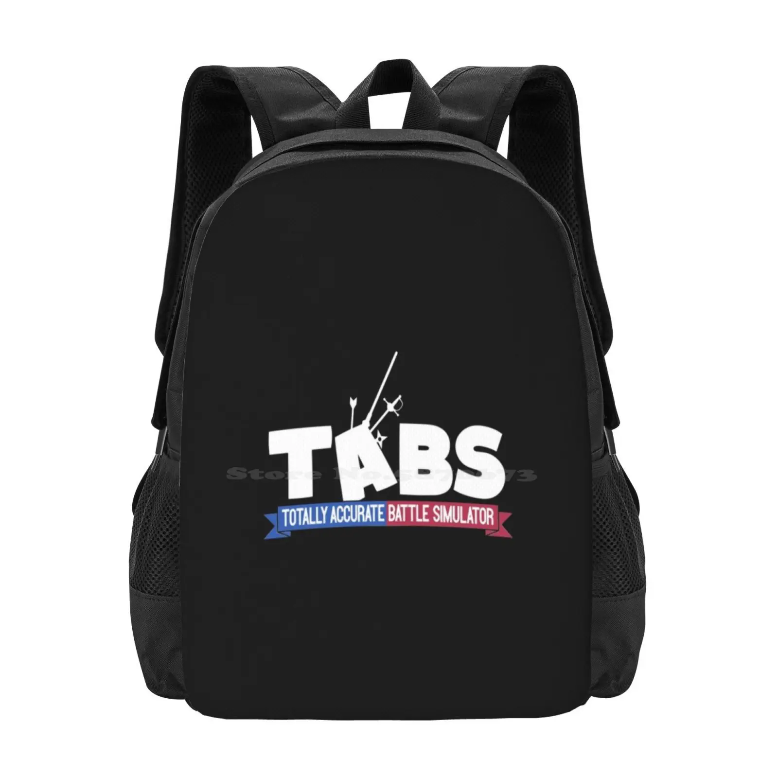 Totally Accurate Battle Simulator Logo Hot Sale Schoolbag Backpack Fashion Bags Totally Accurate Battle Simulator Logo Game Tabs