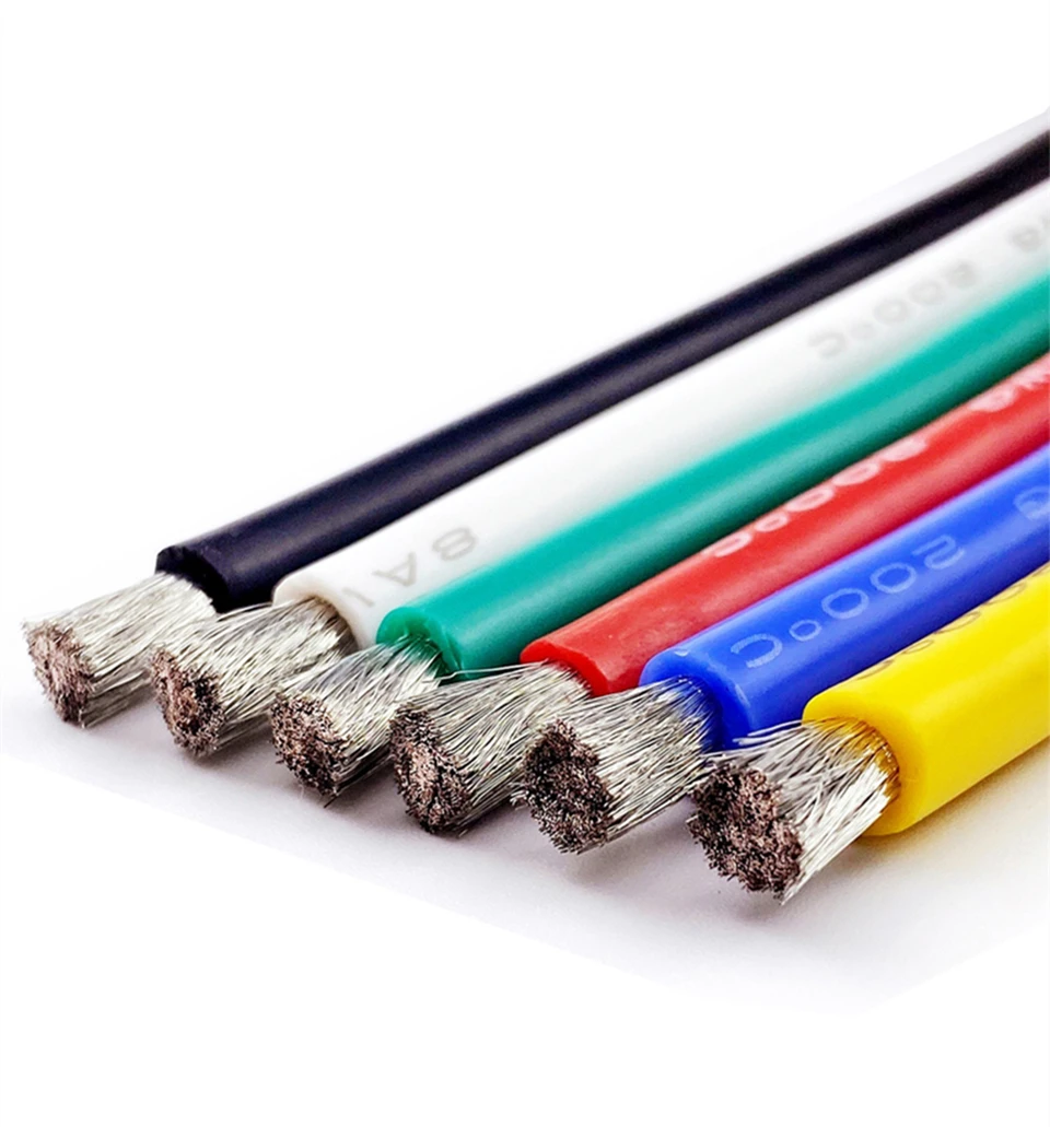 400 m/Rolle, 10 Farben, Silikondraht, hitzebeständiges Silikonkabel, elektronischer Draht, ultraweiche elektrische Drähte, 26, 24, 22, 20 AWG – Detail 7