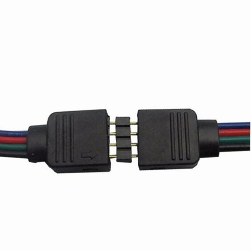 

50pcs Light Strip Connector Pin Header Solder Free Female Male Headers Kit Durable Easy Use LED Electronics DIY Project