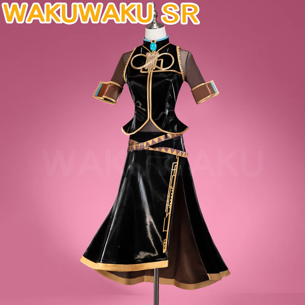 AUF LAGER Megurinee Lukaa Cosplay Kostüm Spiel Cosplay WakuWaku-SR Frauen Kleid Halloween Kostüm Lukaa Cosplay Kleid