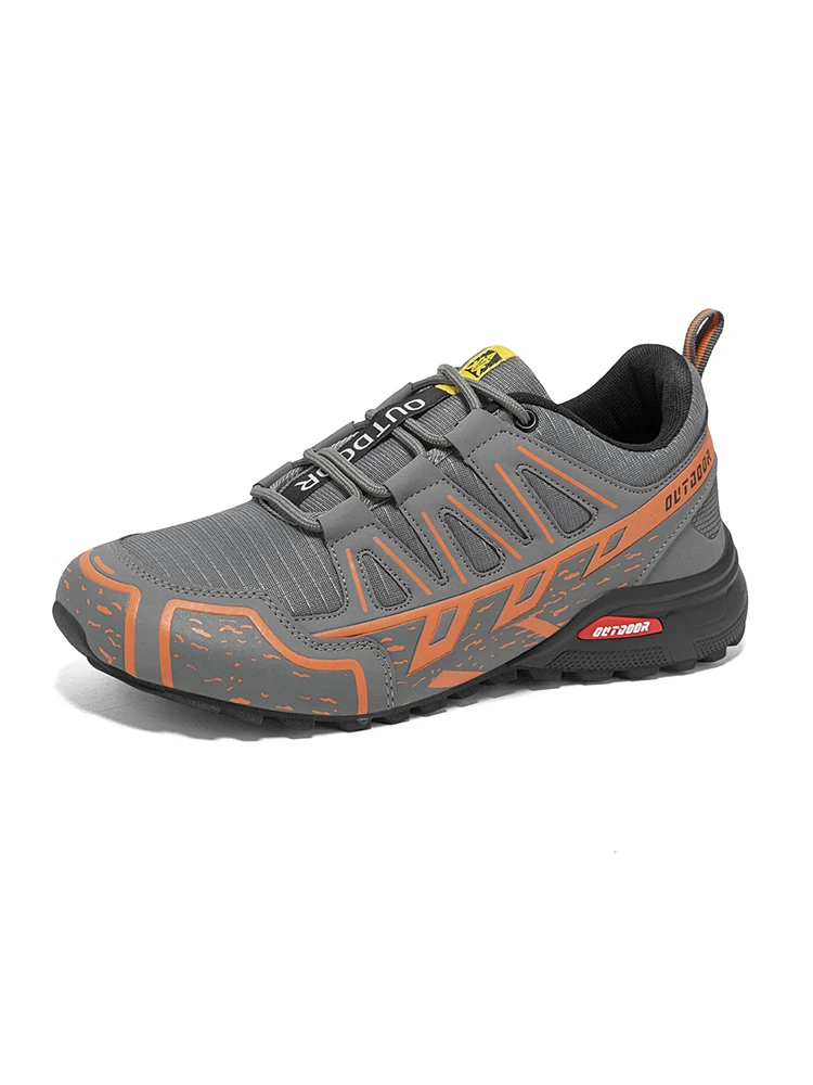 Herren-Wanderschuhe für den Außenbereich, wasserdicht, rutschfest, für jedes Gelände, Sportschuhe mit breiter Zehenpartie, zum Wandern, Radfahren, Camping, Jagd, Wanderschuhe – Detail 3