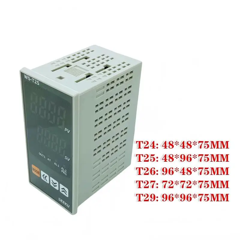 24V 220V Compatible with Autonics Temperature Controller 48*96mm T25 PID Thermocouple Input RS485 Relay SSR 0‑10V 4‑20mA Output