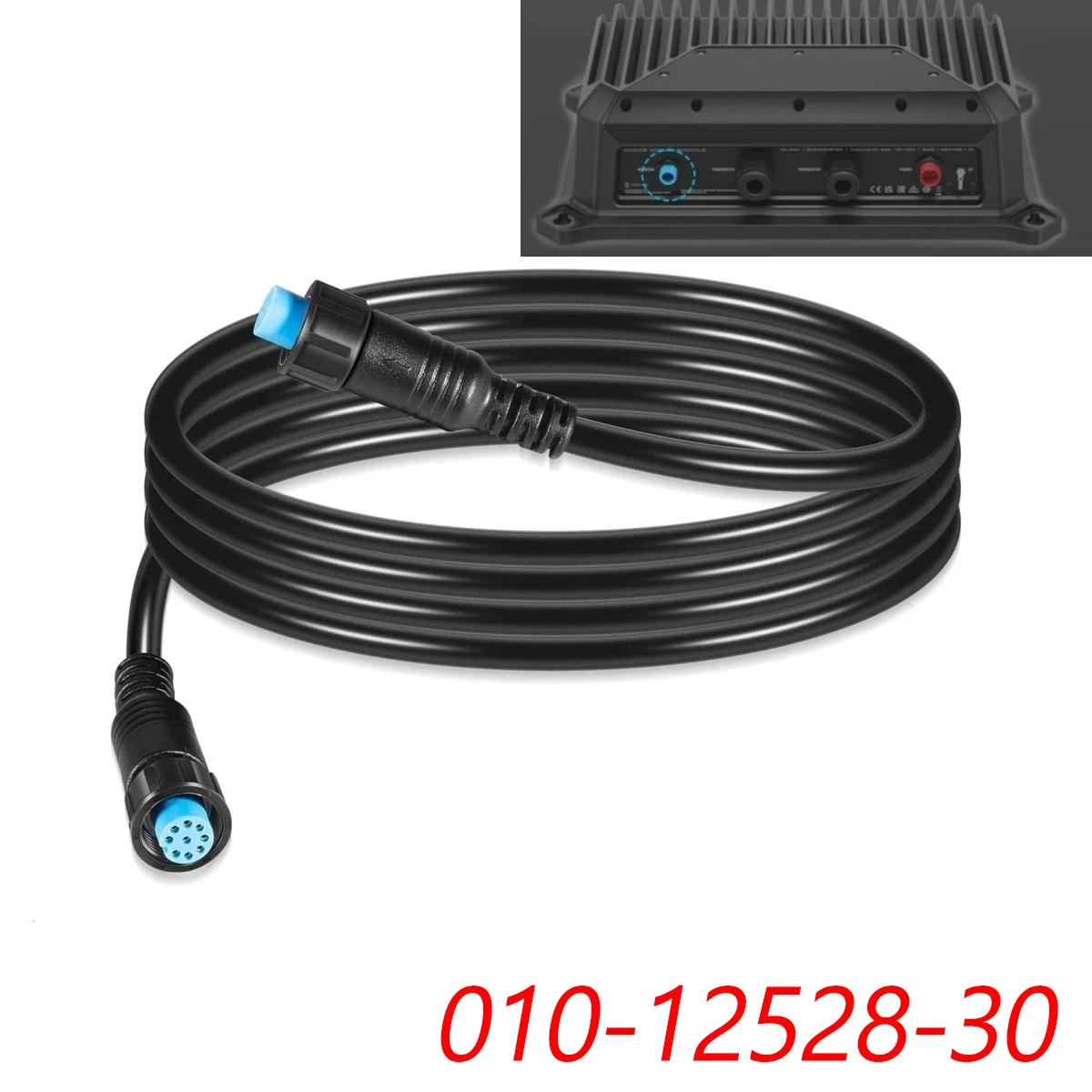 Cabo de Rede Marítima 010-12528-30 para Garmin BlueNet - Ethernet Cat 6 de 1,8 m, para GPSMAP, GMR Fantom Radar, GLS Sonar, Módulos GSD