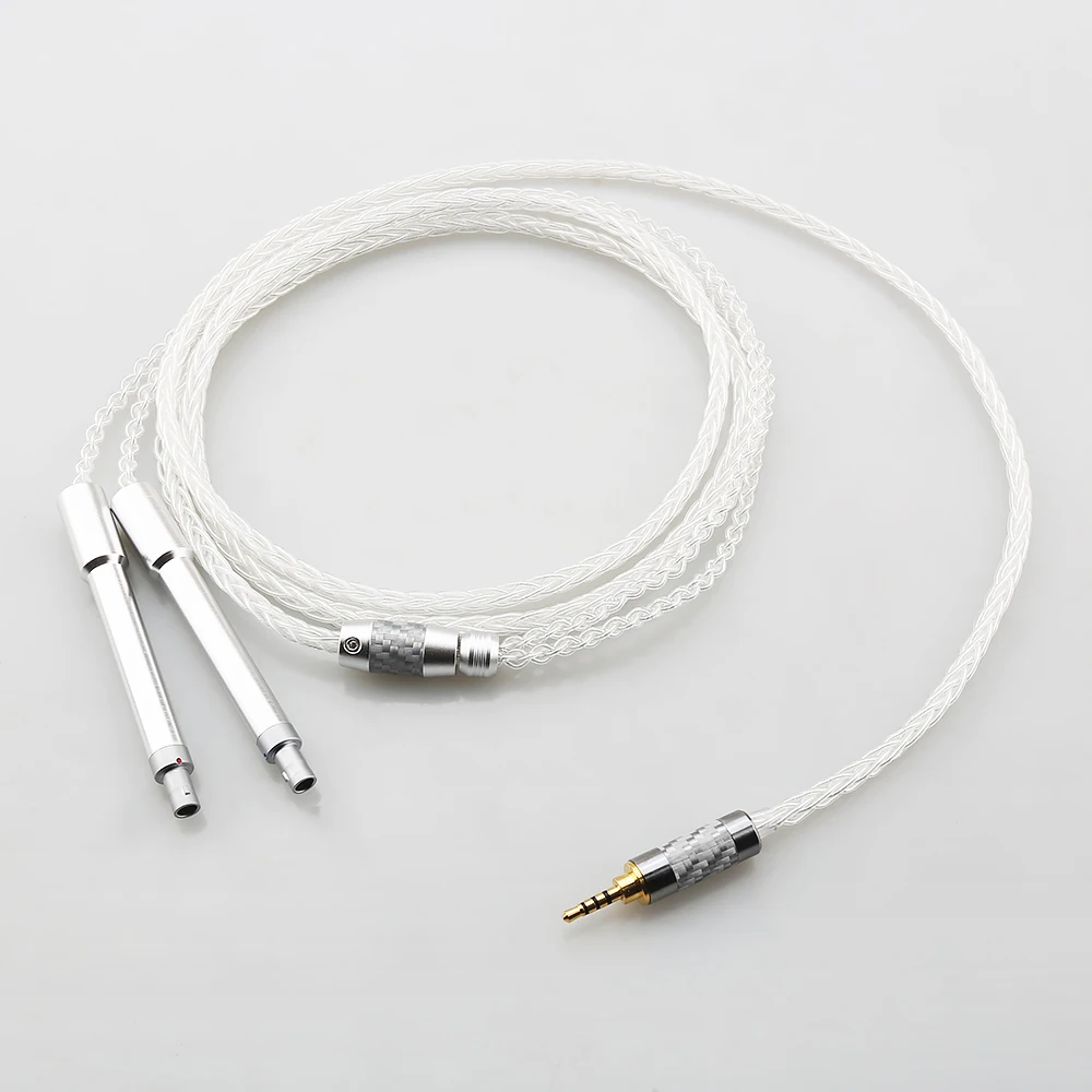 HIFI 8 core Pure Silver Earphone Cable For T+A (Theory + Application) Solitaire P Headphone