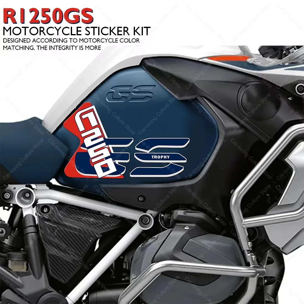 

Motorcycle Accessories Waterproof Protective Tank Pad Stickers Kit 3D Epoxy Resin Protective Sticker For R1250 GS r1250gs