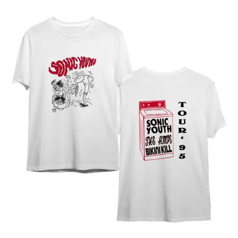تي شيرت Sonnic Youth Tour 95 The Amps Bikini Kill