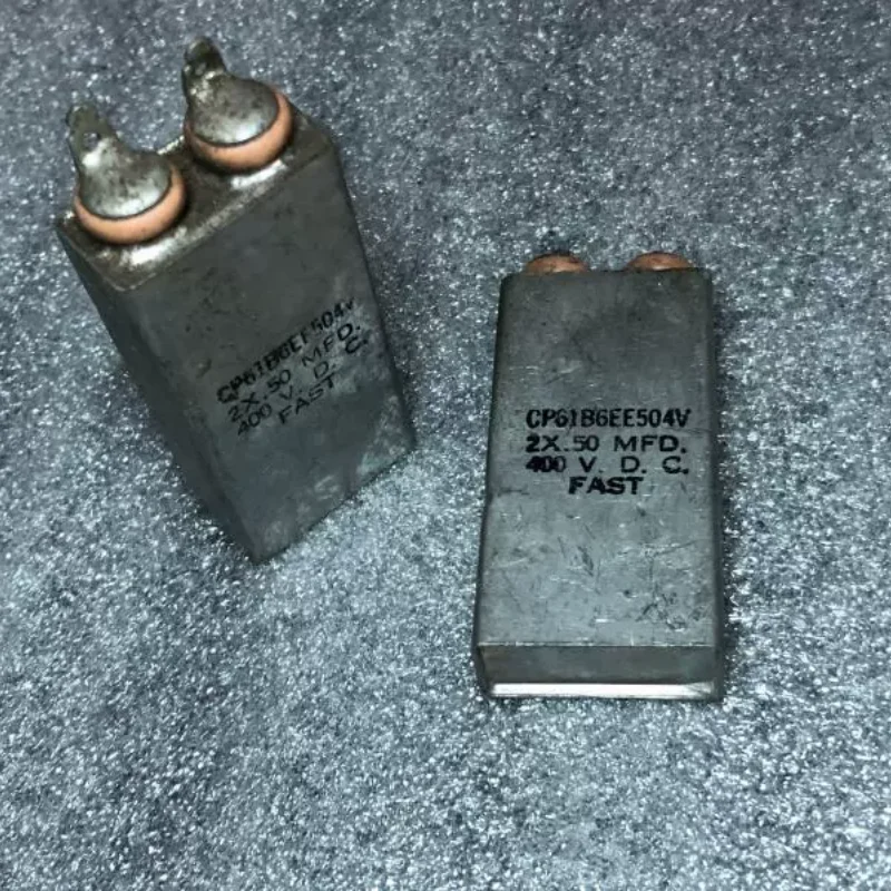 

Антикварный американский FAST 2 × 0,5 мкФ 400 В поколения 0,47 мкФ медный корпус желчного пузыря масляный соединительный конденсатор