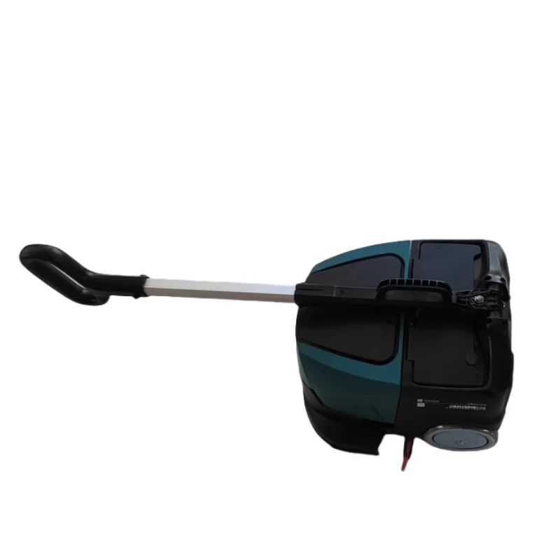 مكنسة أرضية كهربائية احترافية 24 فولت معدات تنظيف الغسيل المحمولة لتلميع حالة جديدة مكنسة المشي الخلفي