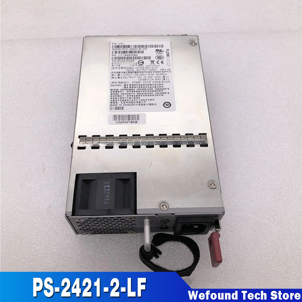 

For CISCO Power Supply Used On N3K N2K Series Switches N2200-PAC-400W-B 400W PS-2421-2-LF