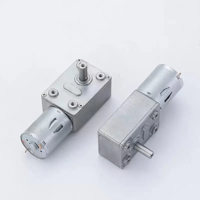1PCS JGY370/12V Series DC Reduction Motor Self-Locking Gear High Torque Turbine Worm Speed Regulation for Precision Applications