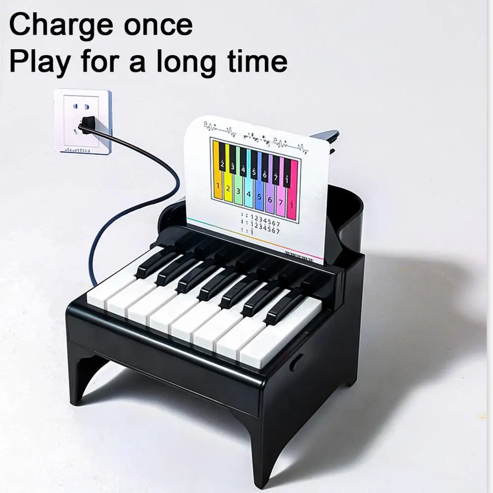 Calendario de práctica de Piano para principiantes, calendario Musical con 52 partituras musicales, recargable por Usb, decoración de escritorio 3d, 2024