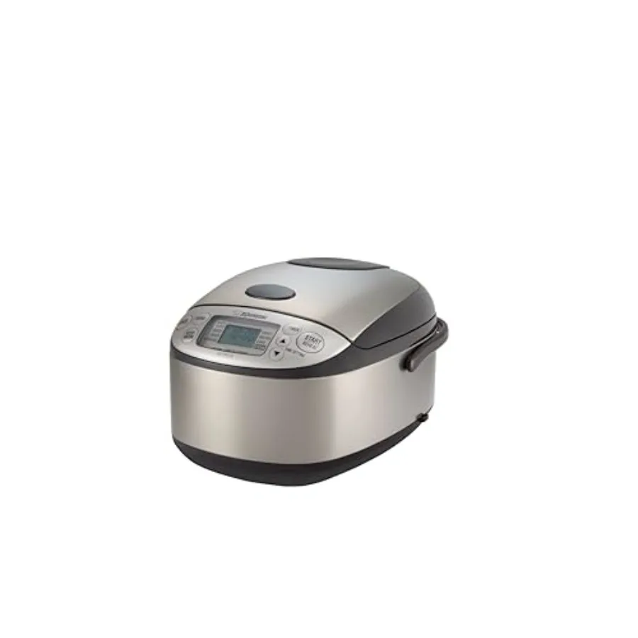 NS-TPC10XT Micom Rice Cooker Warmer 5.5-Cup Stainless Brown PFAS-Free Nonstick Cooking Appliance