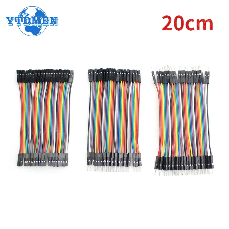 

20pin/40pin Dupont Line 20CM Male to Male + Female to Female and Male to Female Jumper Wire Dupont Cable for Arduino DIY KIT