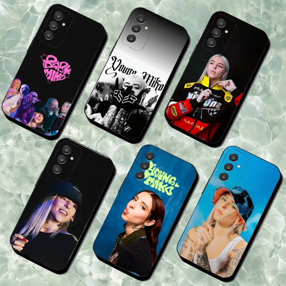 

Singer Young Miko Phone Case For Samsung Galaxy A52 A12 A51 S21 Edge S22ULTRA S23 S20LITE Plus Ultra Black Cover