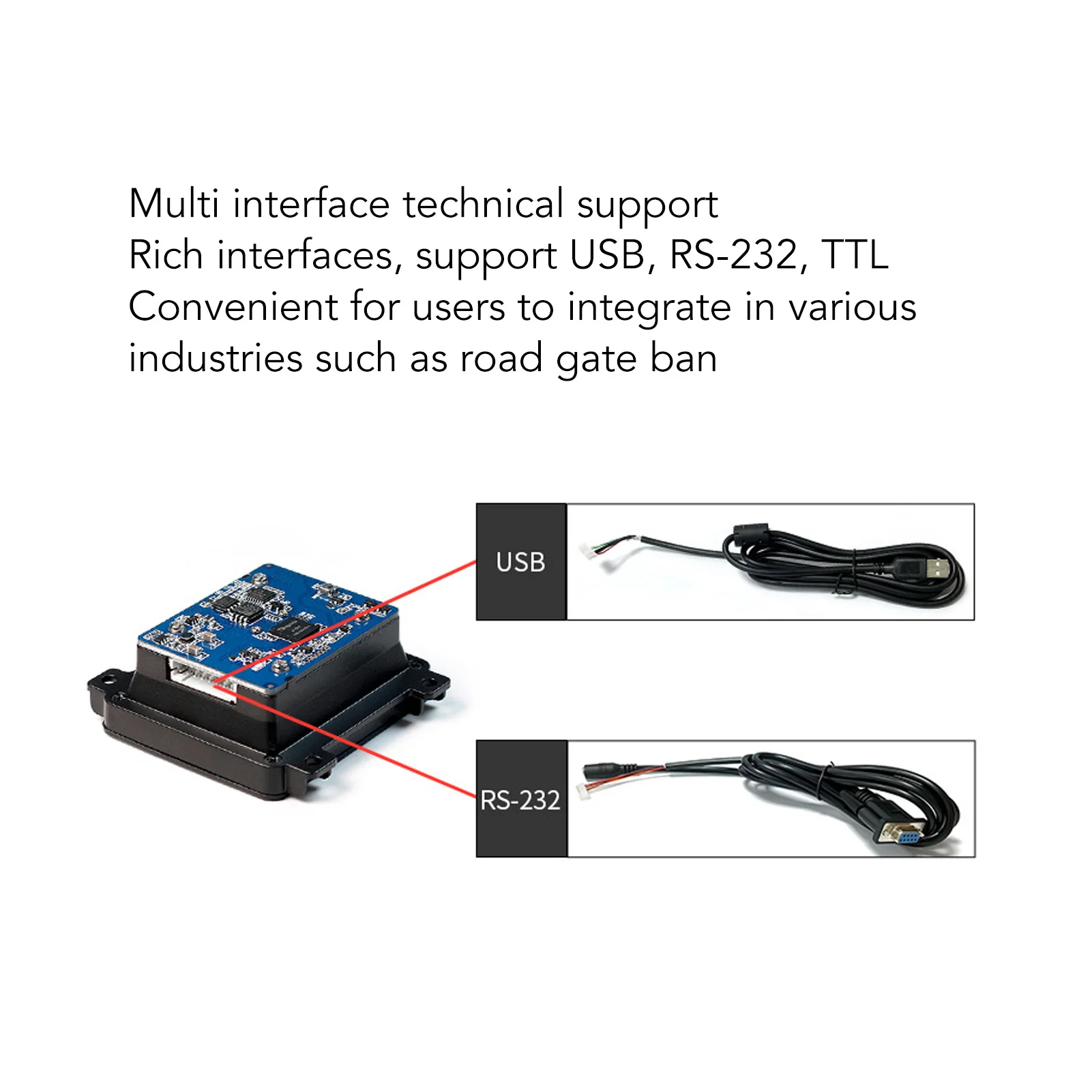 وحدة ماسح الباركود 2D جزءا لا يتجزأ من USB صغير ثابت جبل قارئ المسح الضوئي للتحكم في الوصول إلى خط أنابيب معدات الخدمة الذاتية #5