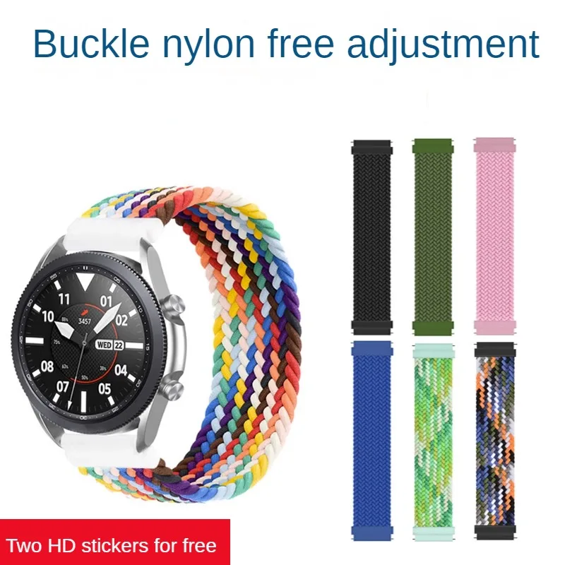 

Substitute GT3/Watch GT2/ Glory GS3/Magic2 Series Male Interface Quick Release Design Woven Nylon Watch Strap With 20/22mm.