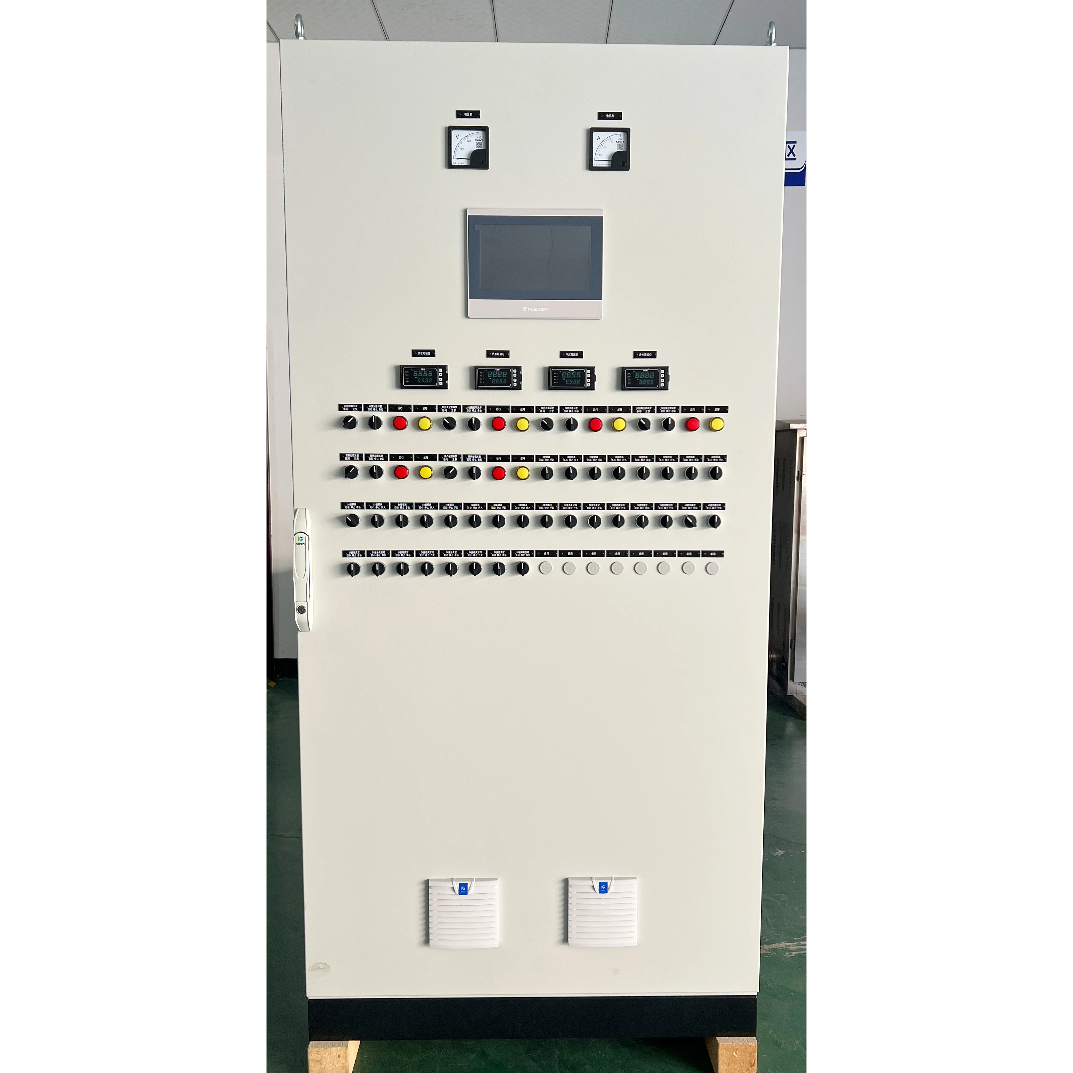 แผงควบคุมไฟฟ้า PLC แผงควบคุมระบบอัตโนมัติทางอุตสาหกรรม 16 ช่อง