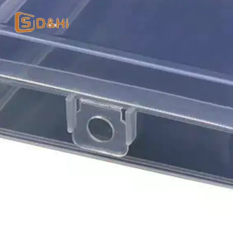 Square Plastic Transparent Storage Box Jewelry Beads Container Fishing Tools Accessories Box Small Items Sundries Organizer Case