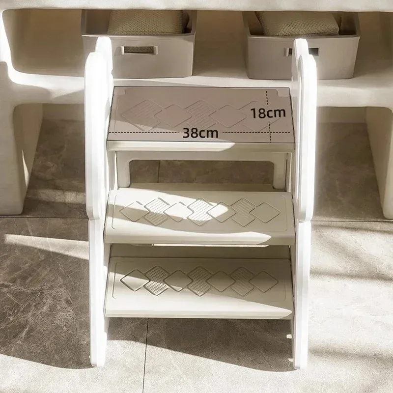 Multifunctional Ladder Folding Stairs Home Kitchen Small Car Wash Ladder Metal Decorative Simple Kids Sedie Steps Household