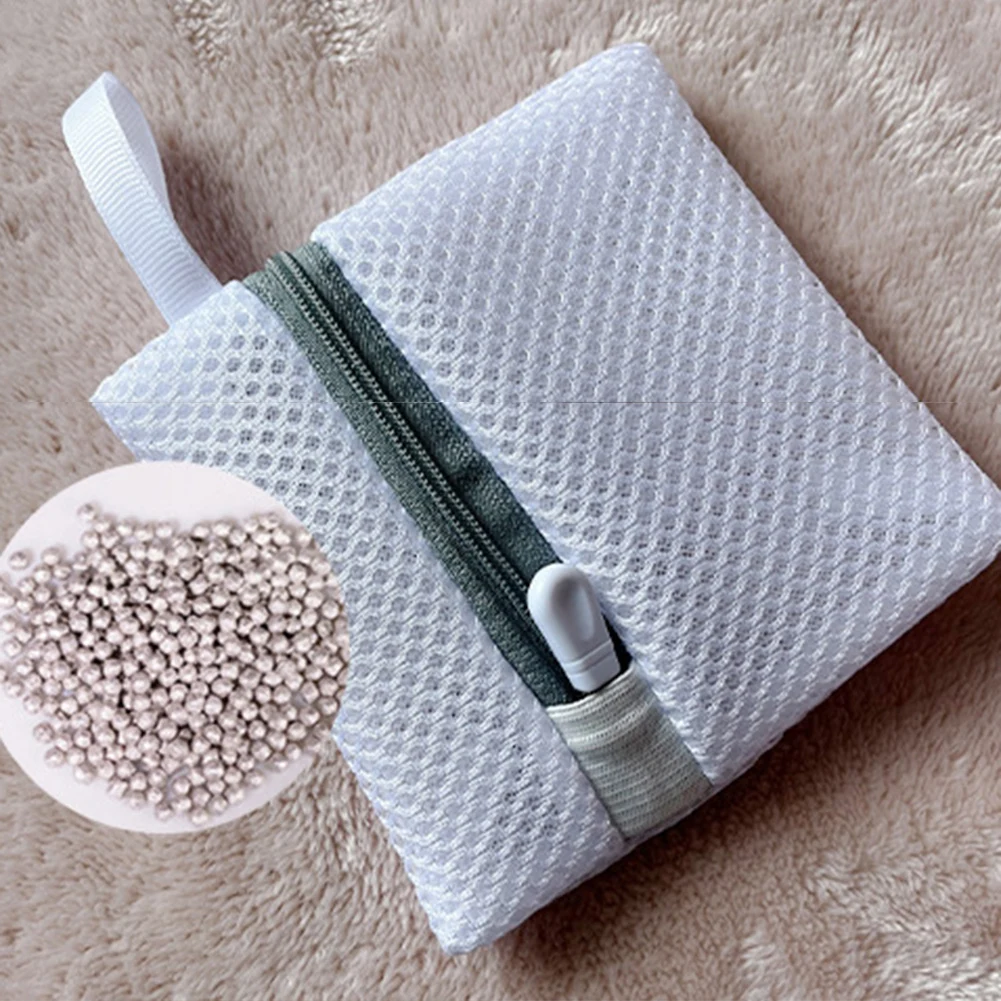 4 عبوات من أكياس تخزين جراب الغسيل مع شبكة بوليستر متينة لسهولة إذابة جراب الغسيل والحماية